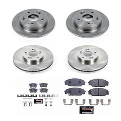 Power Stop TDBK2440 Track Day Front And Rear Brake Kit for 2006-2011 Honda Civic product image