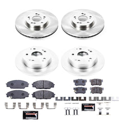 Power Stop TDBK2441 Track Day Front And Rear Brake Kit for 2002-2006 Acura Rsx product image
