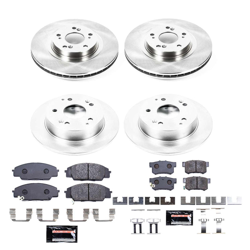 Power Stop TDBK2441 Track Day Front And Rear Brake Kit for 2002-2006 Acura Rsx product image