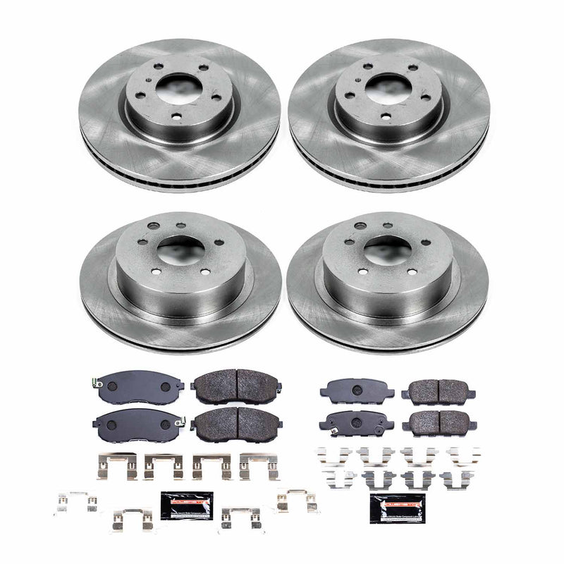 Power Stop TDBK2710 Track Day Front And Rear Brake Kit for 2003-2005 Infiniti G35 product image
