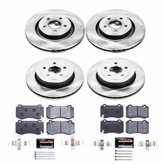 Power Stop TDBK2876 Track Day Front And Rear Brake Kit for 2006-2010 Jeep Grand Cherokee product image