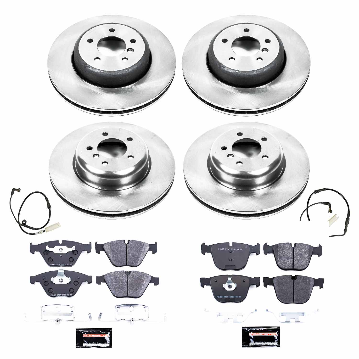 Power Stop TDBK2877 Track Day Front And Rear Brake Kit for 2004-2010 BMW 535I product image