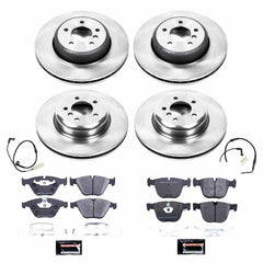 Power Stop TDBK2877 Track Day Front And Rear Brake Kit for 2004-2010 BMW 535I product image