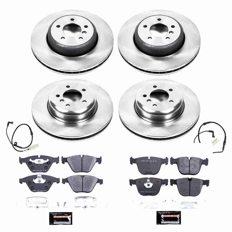 Power Stop TDBK2877 Track Day Front And Rear Brake Kit for 2004-2010 BMW 535I product image
