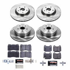 Power Stop TDBK2896 Track Day Front And Rear Brake Kit for 2005-2007 Subaru Impreza product image