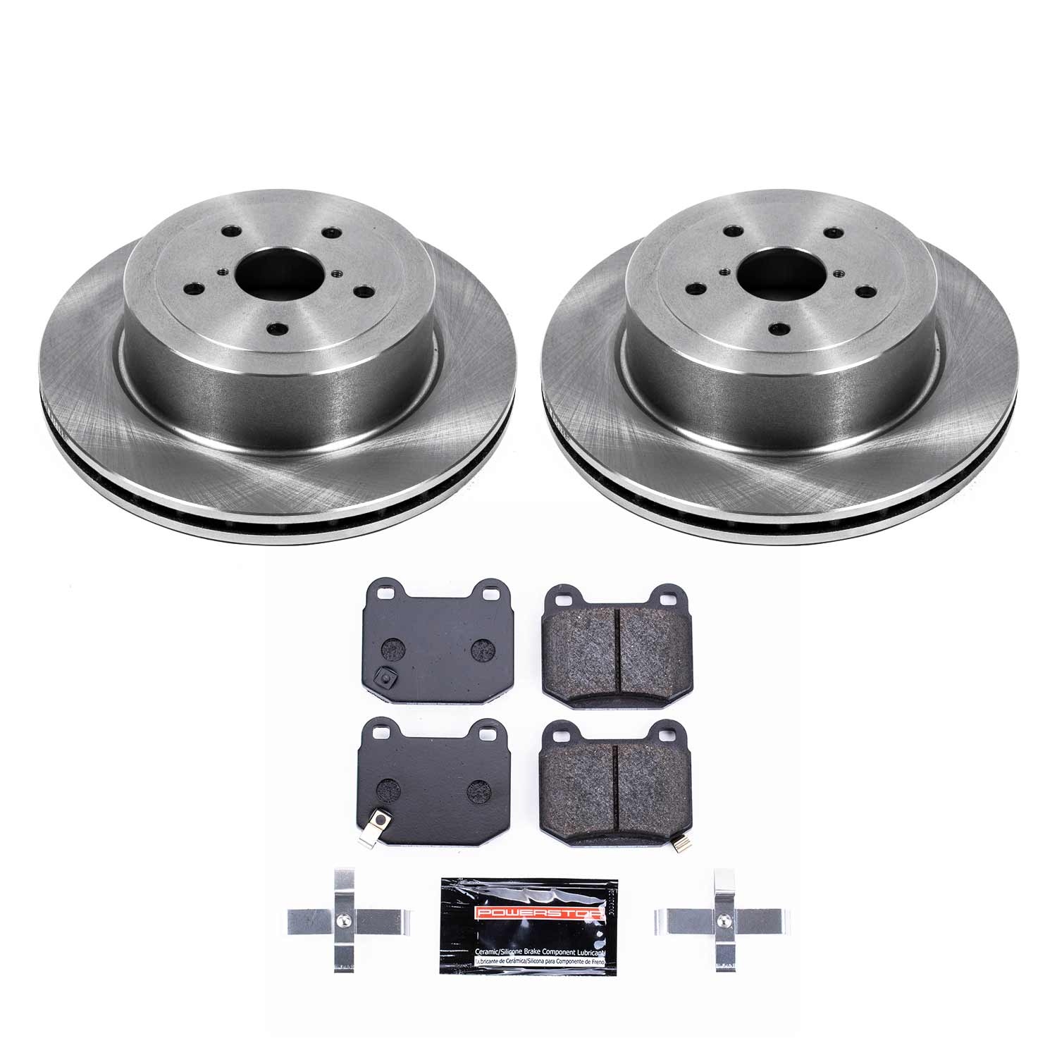Power Stop TDBK2913 Track Day Rear Brake Kit for 2005-2007 Subaru Impreza product image