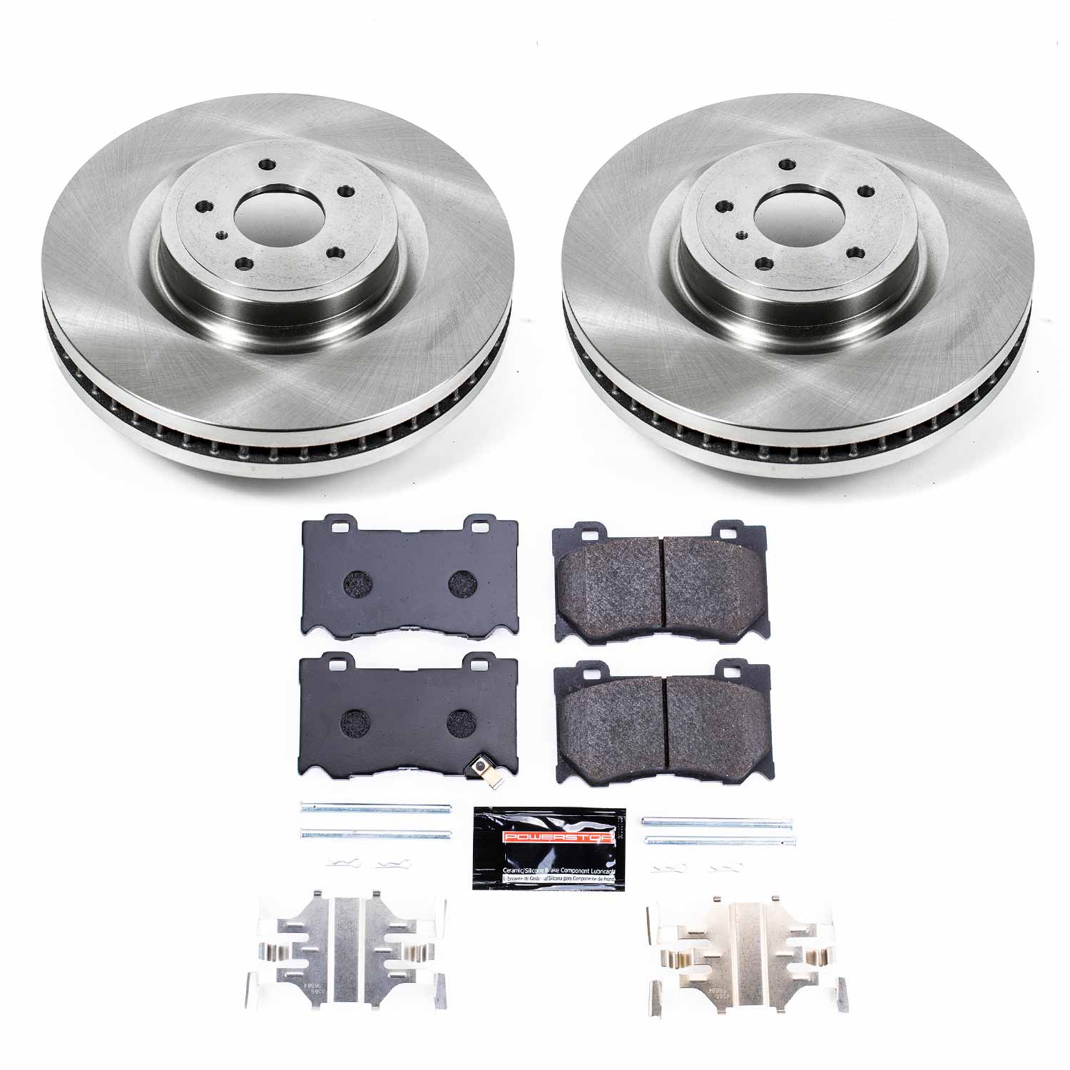 Power Stop TDBK2915 Track Day Front Brake Kit for 2008-2024 Infiniti FX50 product image