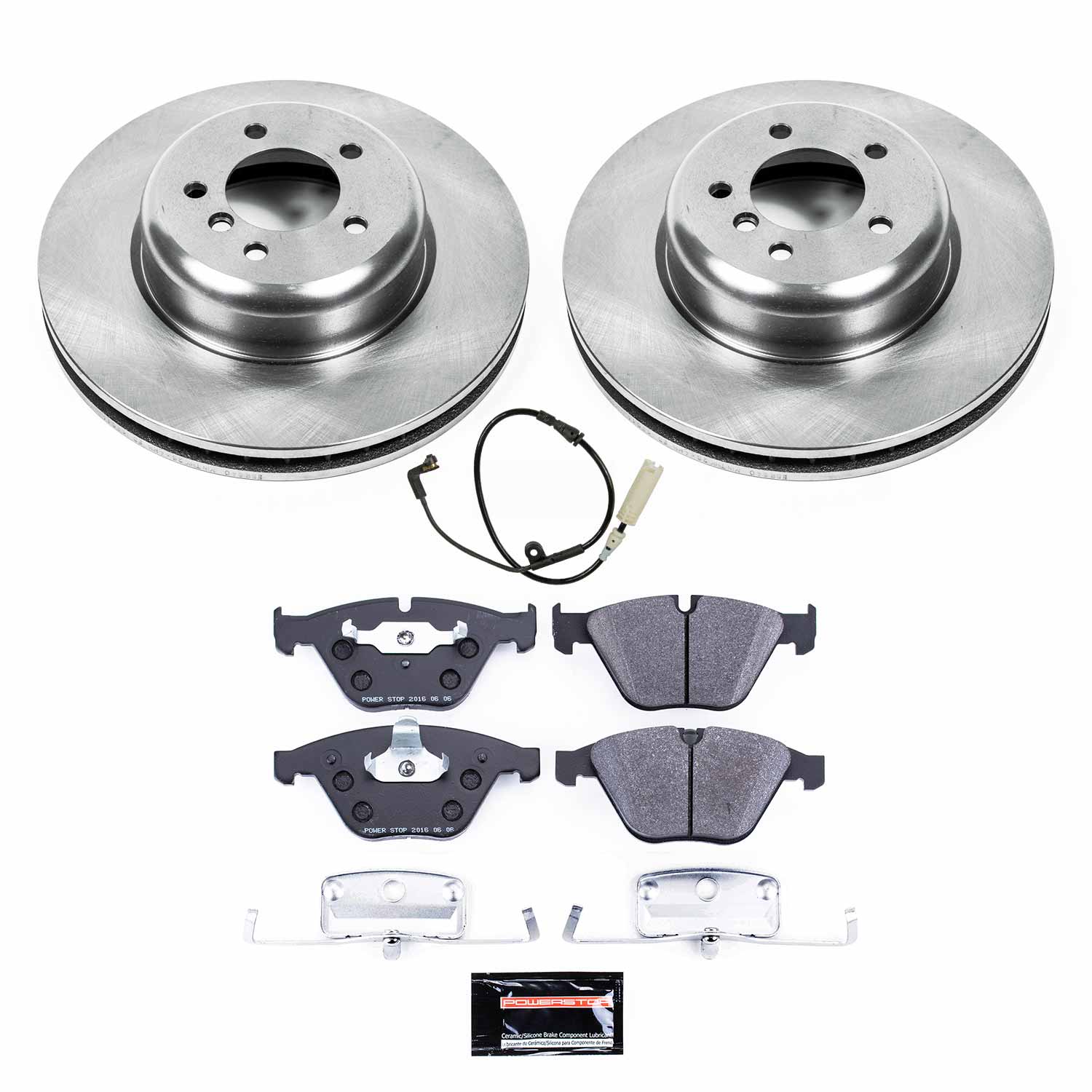 Power Stop TDBK2918 Track Day Front Brake Kit for 2004-2010 BMW 535I product image