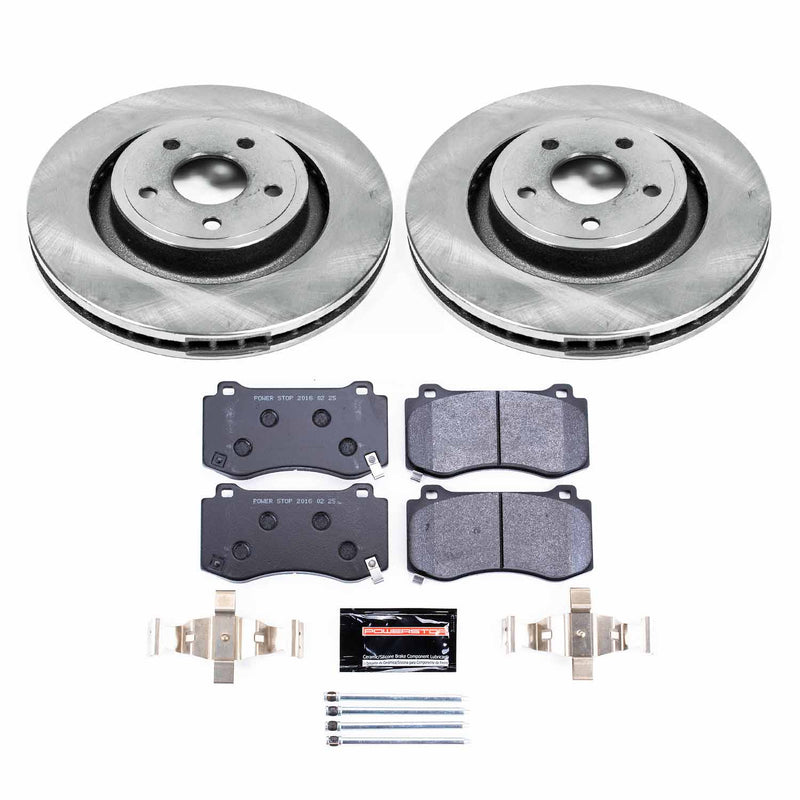 Power Stop TDBK2924 Track Day Front Brake Kit for 2006-2010 Jeep Grand Cherokee product image