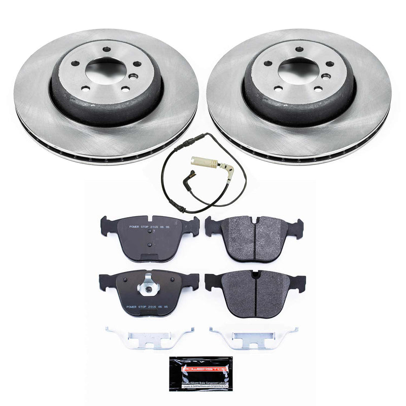 Power Stop TDBK2940 Track Day Rear Brake Kit for 2004-2010 BMW 535I product image