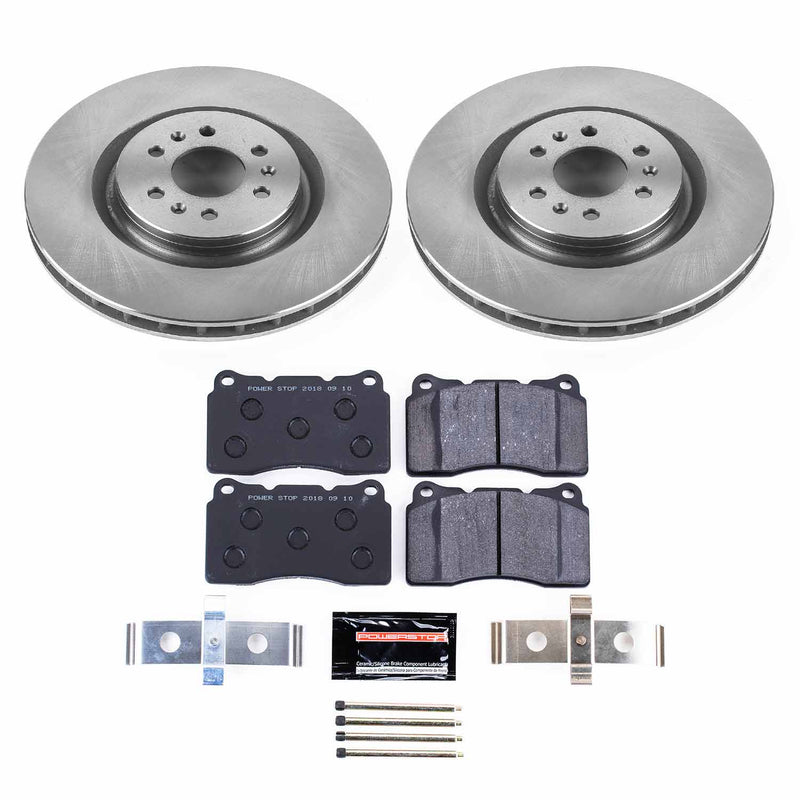 Power Stop TDBK2944 Track Day Front Brake Kit for 2004-2011 Cadillac Cts product image