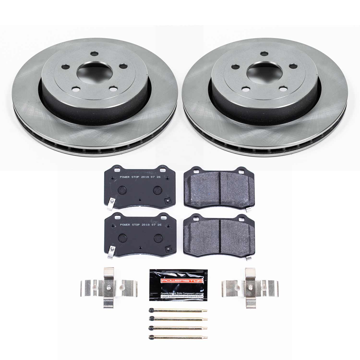 Power Stop TDBK2949 Track Day Rear Brake Kit for 2006-2010 Jeep Grand Cherokee product image