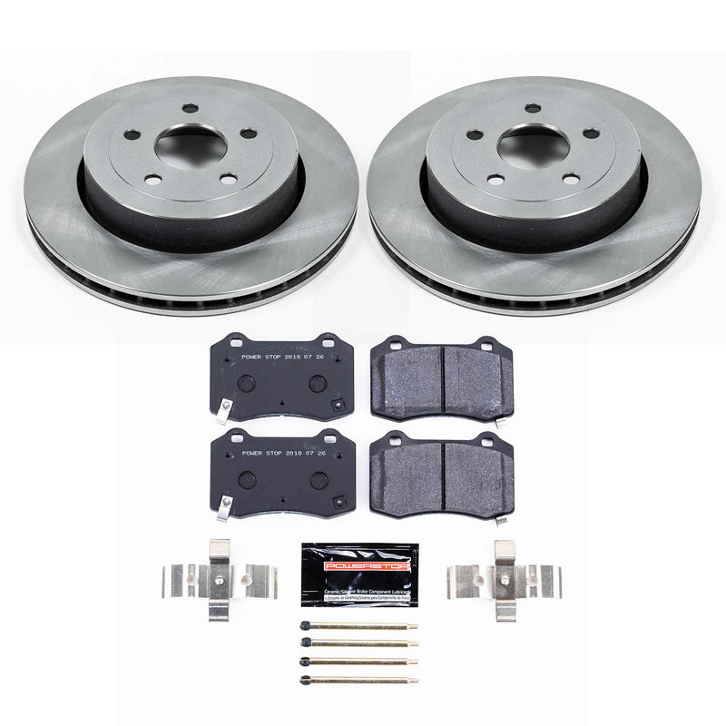 Power Stop TDBK2949 Track Day Rear Brake Kit for 2006-2010 Jeep Grand Cherokee product image