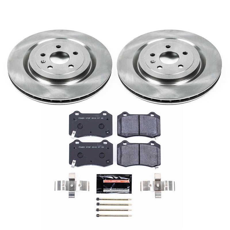 Power Stop TDBK3019 Track Day Rear Brake Kit for 2009-2023 Cadillac Cts product image