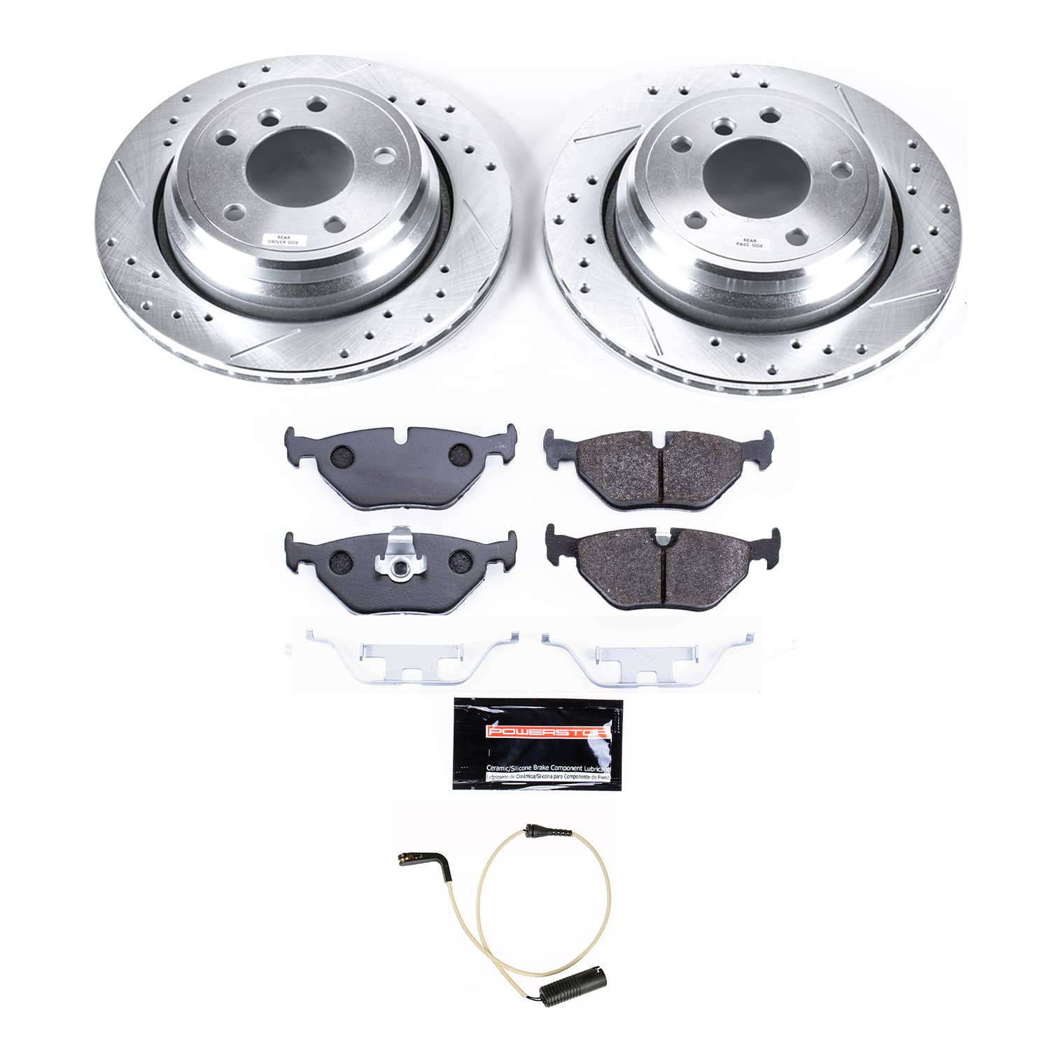 Power Stop TDBK3125 - Rear Track Day Pad And Rotor Kit vehicle fitment brake part