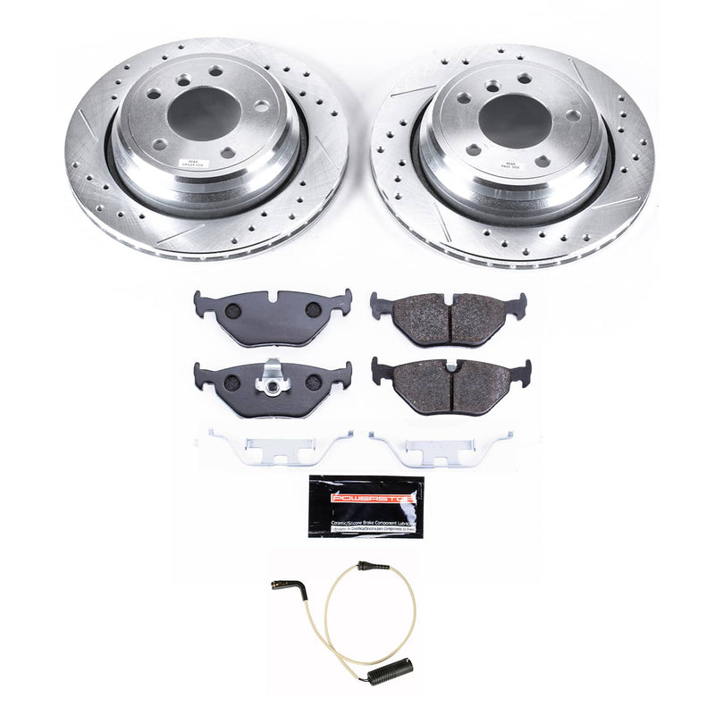 Power Stop TDBK3125 - Rear Track Day Pad And Rotor Kit vehicle fitment brake part
