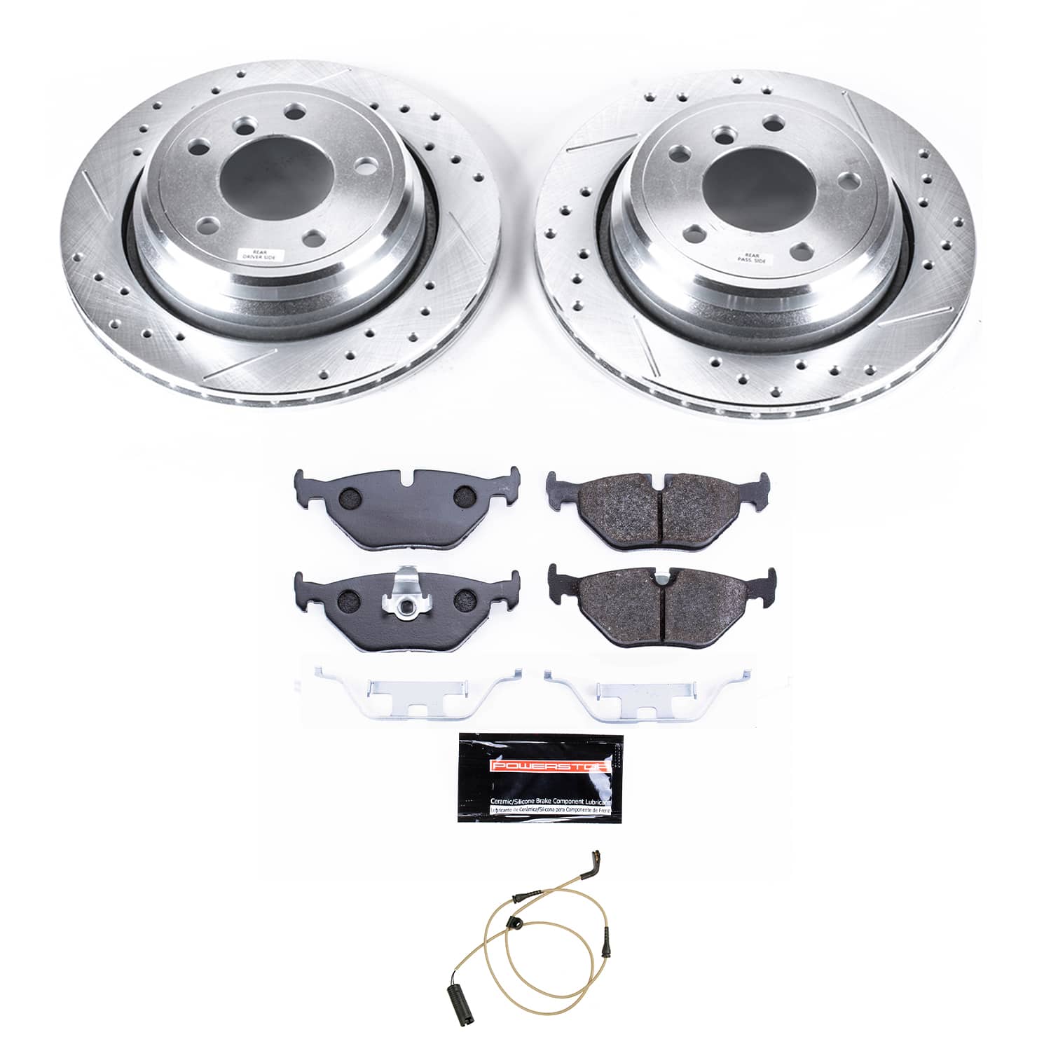 Power Stop TDBK3126 - Rear Track Day Pad And Rotor Kit vehicle fitment brake part