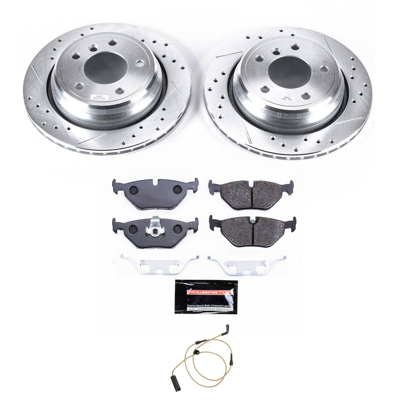 Power Stop TDBK3126 - Rear Track Day Pad And Rotor Kit vehicle fitment brake part