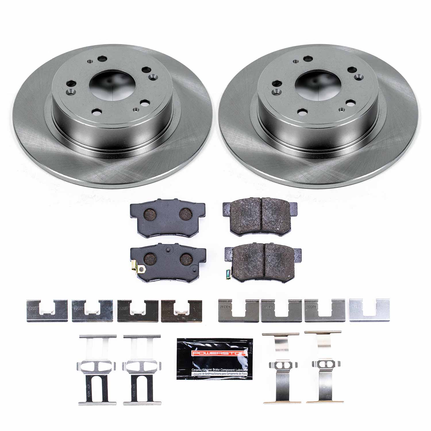 Power Stop TDBK3128 Track Day Rear Brake Kit for 2016-2022 Acura ILX product image
