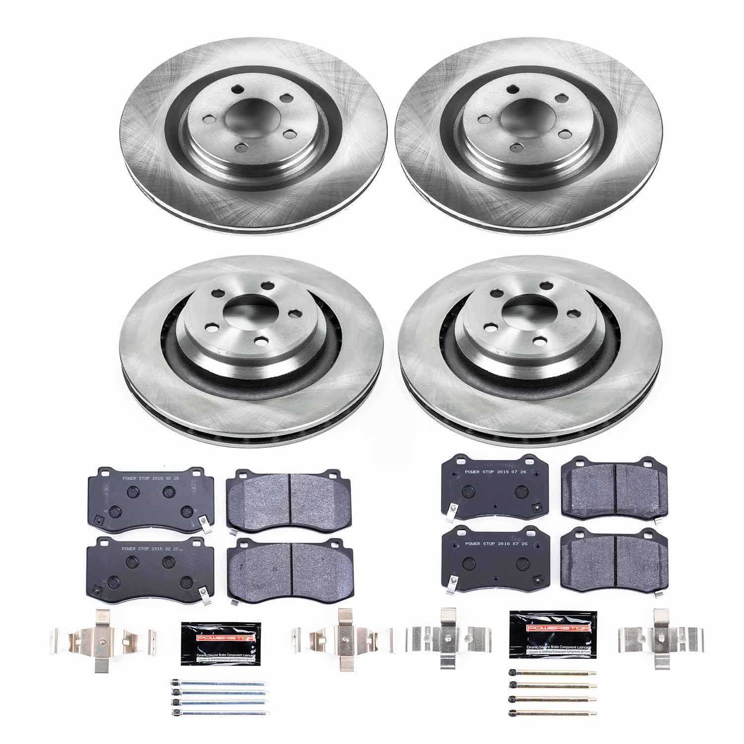 Power Stop TDBK4023 Track Day Front And Rear Brake Kit for 2005-2023 Chrysler 300 product image