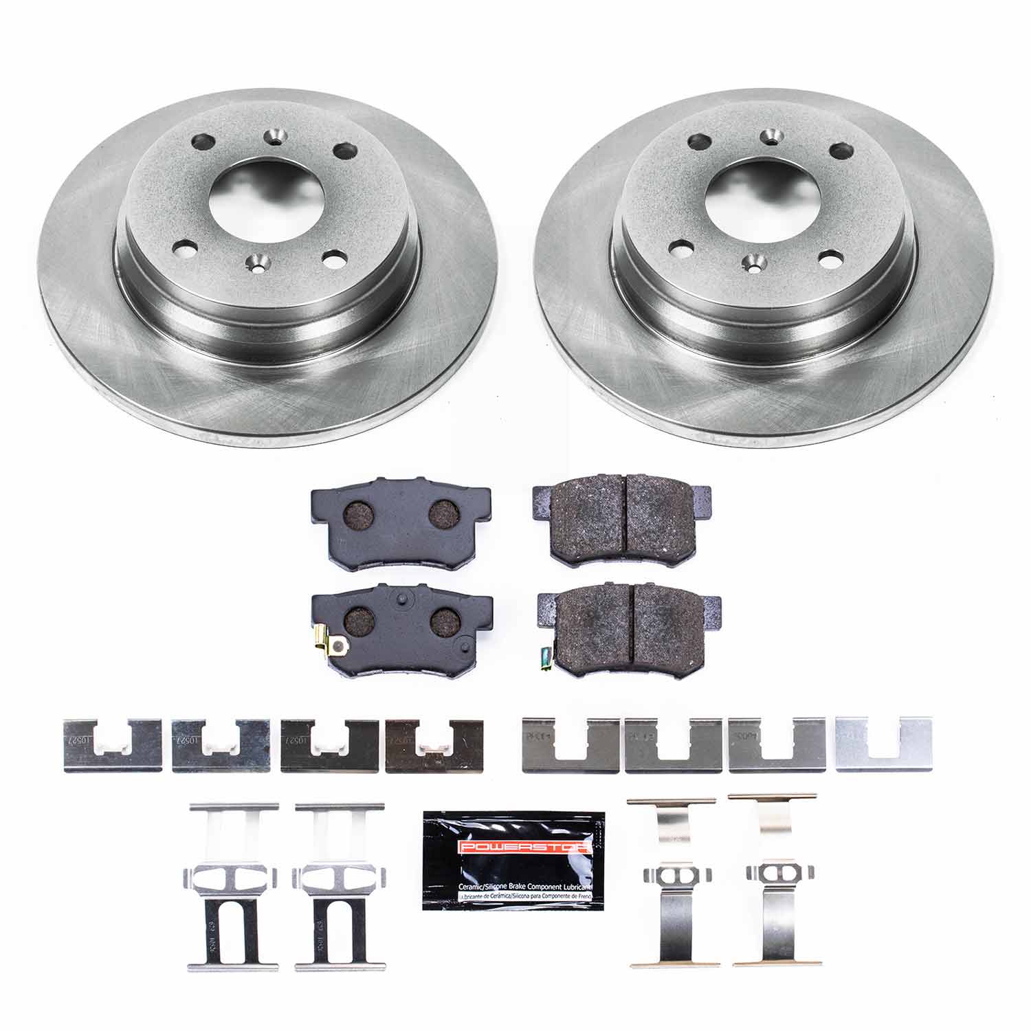 Power Stop TDBK407 Track Day Rear Brake Kit for 1992-1996 Honda Prelude product image
