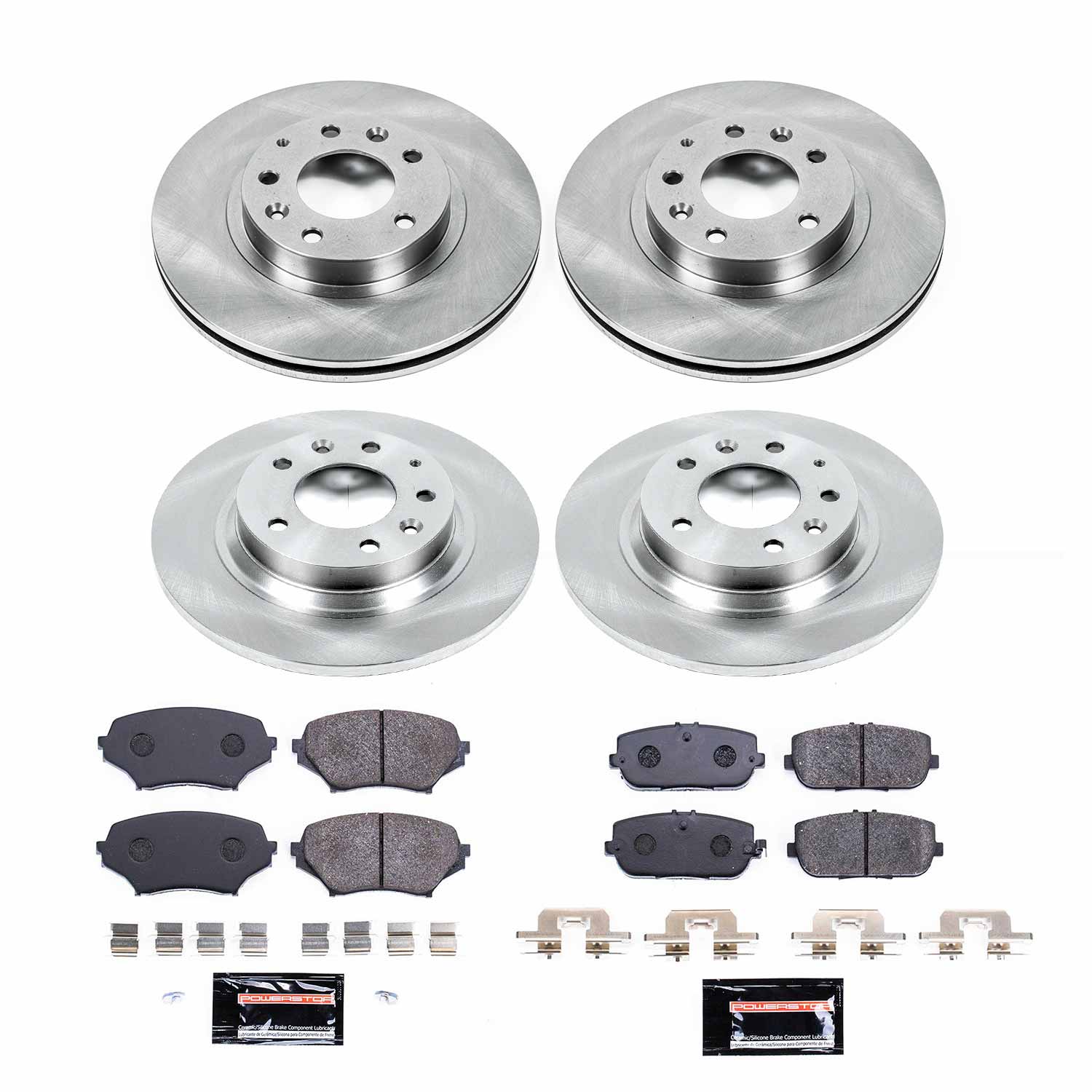 Power Stop TDBK4098 Track Day Front And Rear Brake Kit for 2006-2015 Mazda Miata / MX-5 product image
