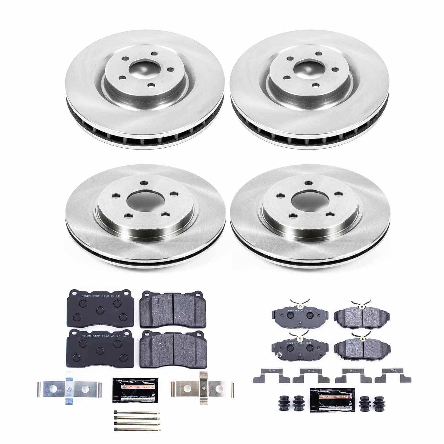 Power Stop TDBK4148 Track Day Front And Rear Brake Kit for 2011-2014 Ford Mustang product image