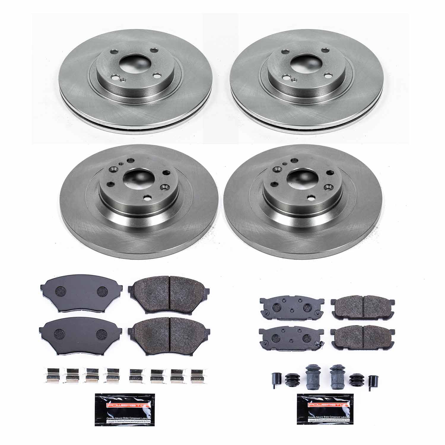 Power Stop TDBK4468 Track Day Front And Rear Brake Kit for 2001-2005 Mazda Miata / MX-5 product image