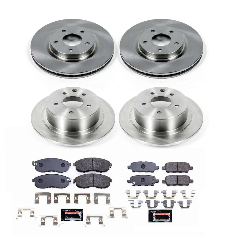 Power Stop TDBK4475 Track Day Front And Rear Brake Kit for 2007-2012 Nissan Sentra product image