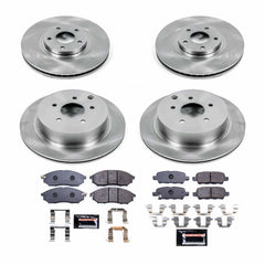 Power Stop TDBK4476 Track Day Front And Rear Brake Kit for 2011 Nissan Murano Convertible, Suv product image