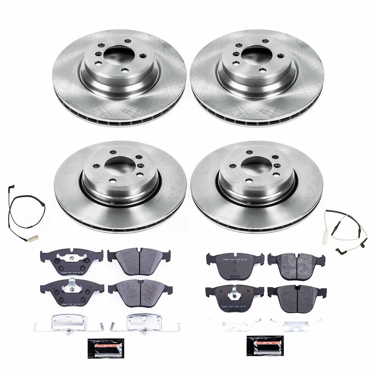 Power Stop TDBK4479 Track Day Front And Rear Brake Kit for 2006-2008 BMW 750I product image