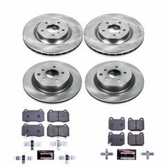 Power Stop TDBK4488 Track Day Front And Rear Brake Kit for 2003-2008 Infiniti G35 product image