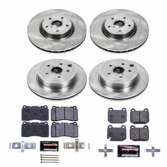 Power Stop TDBK4490 Track Day Front And Rear Brake Kit for 2008-2020 Subaru Impreza product image