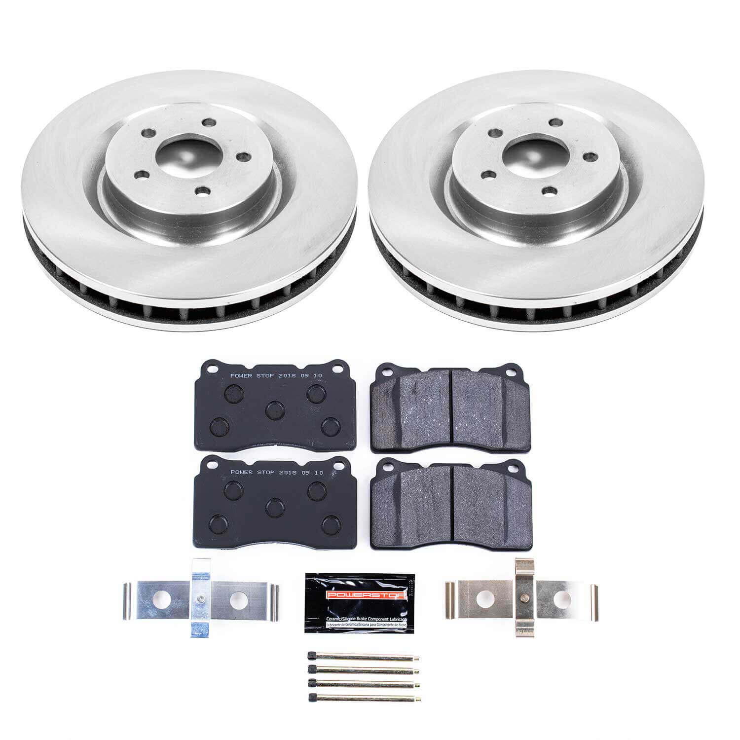 Power Stop TDBK4547 Track Day Front Brake Kit for 2007-2014 Ford Mustang product image