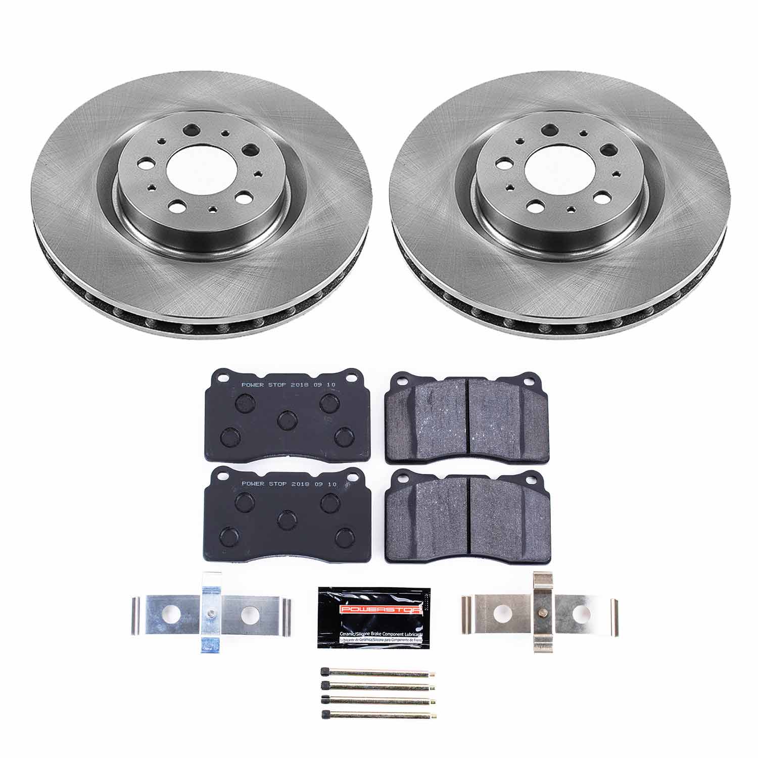 Power Stop TDBK4548 Track Day Front Brake Kit for 2004-2007 Volvo V70 product image