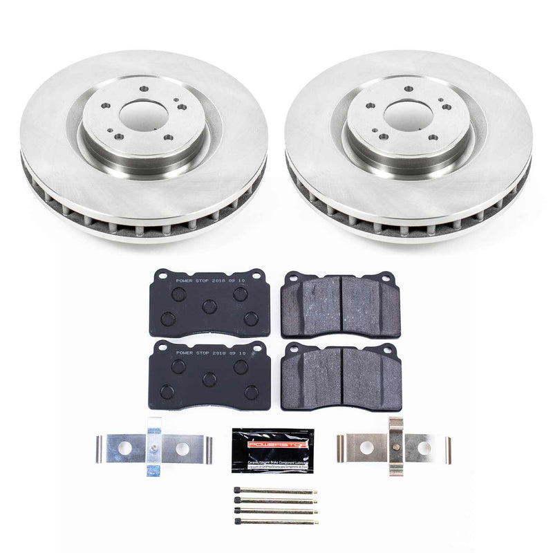 Power Stop TDBK4551 Track Day Front Brake Kit for 2008-2015 Mitsubishi Lancer product image