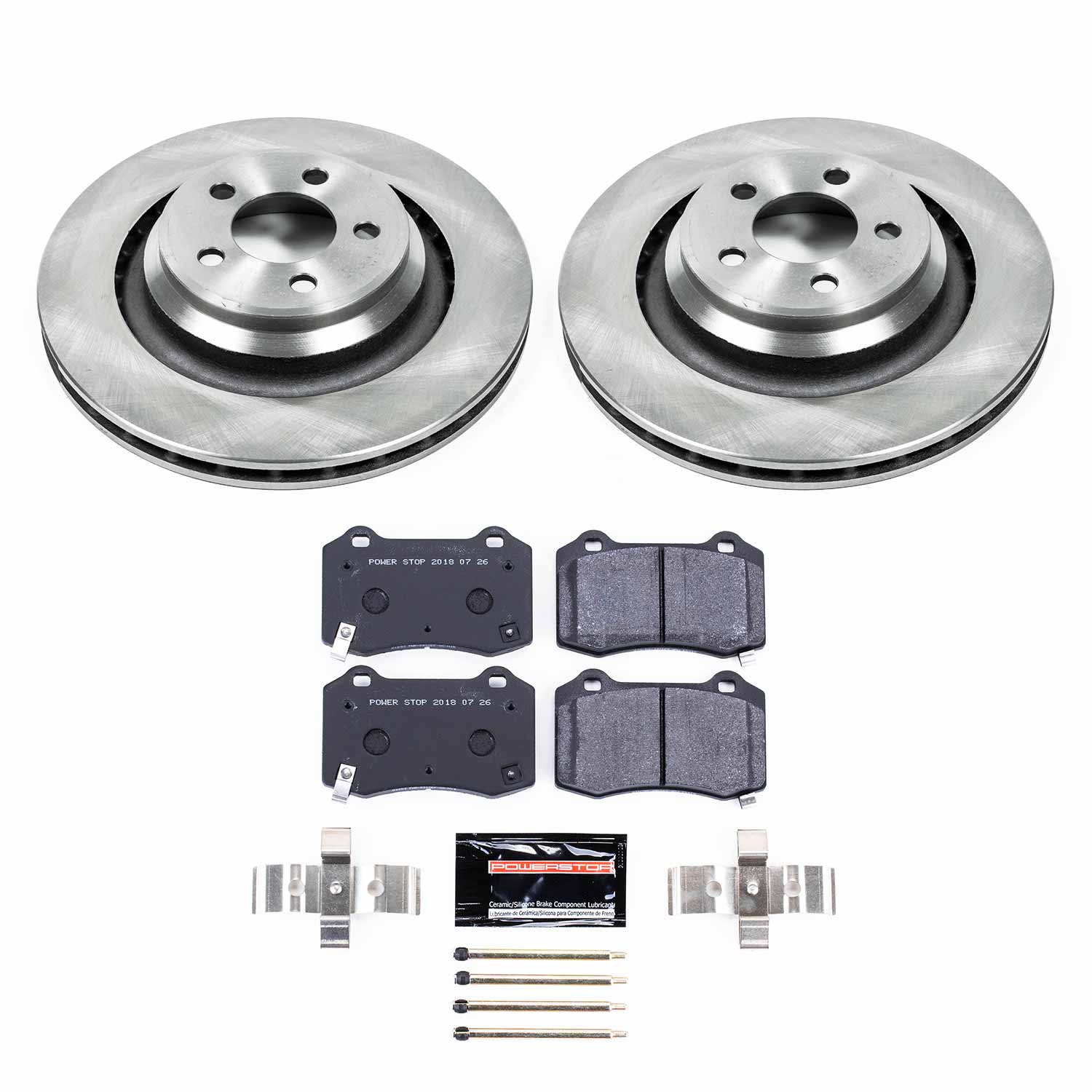 Power Stop TDBK4583 Track Day Rear Brake Kit for 2005-2023 Chrysler 300 product image