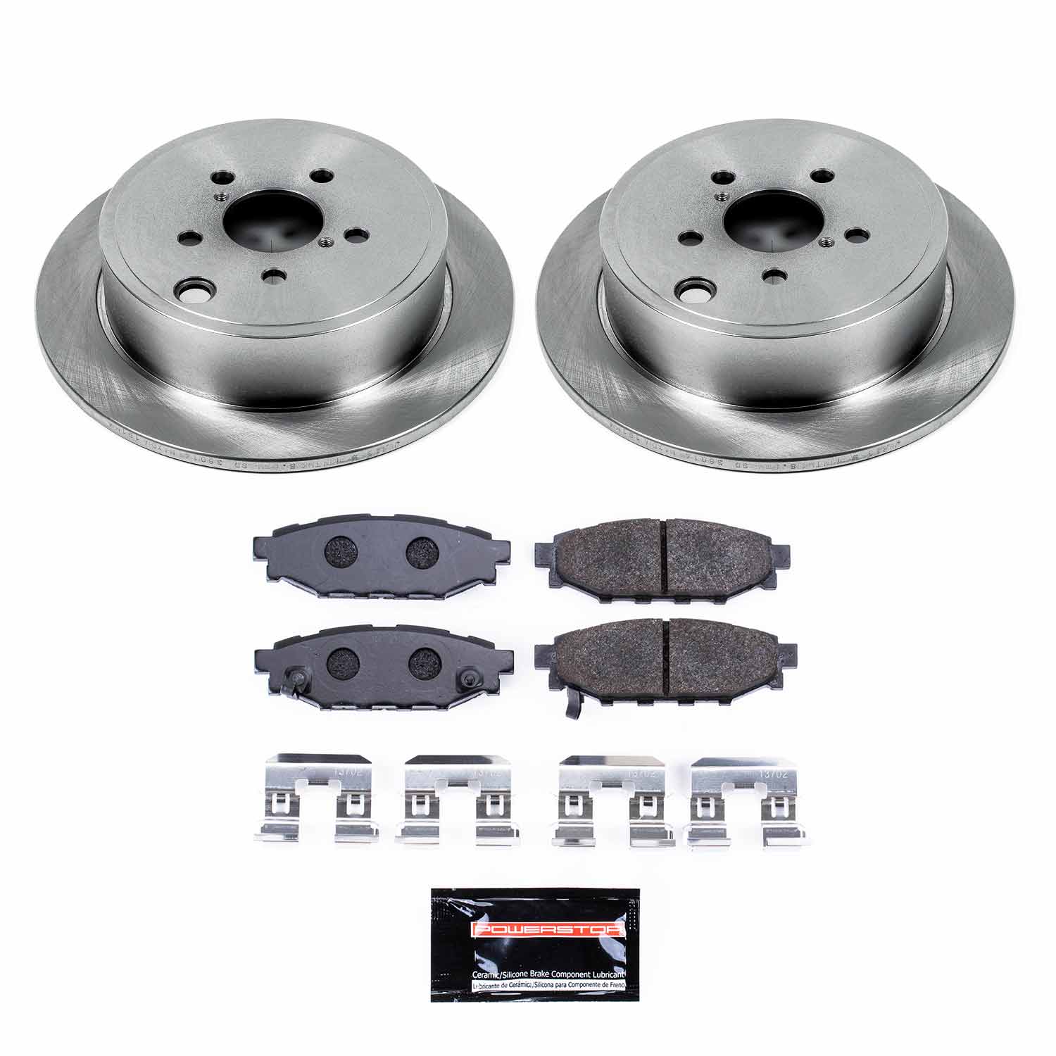 Power Stop TDBK4631 Track Day Rear Brake Kit for 2008-2016 Subaru Brz product image