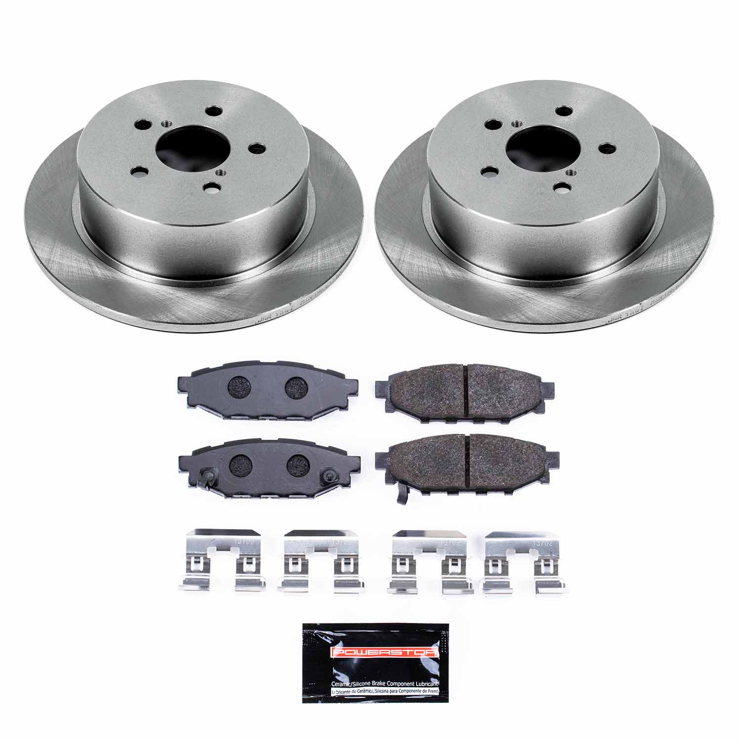 Power Stop TDBK4632 Track Day Rear Brake Kit for 2005 Subaru Legacy I, Limited product image