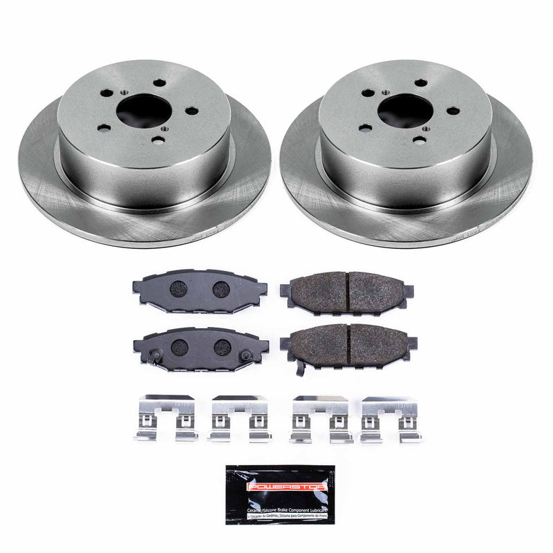 Power Stop TDBK4632 Track Day Rear Brake Kit for 2005 Subaru Legacy I, Limited product image