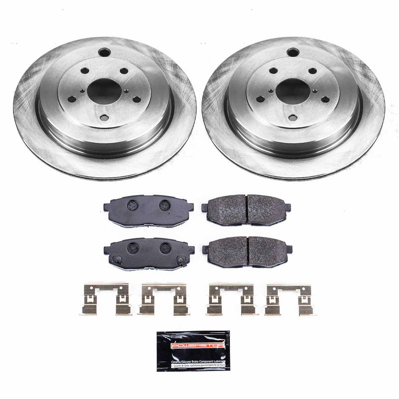 Power Stop TDBK4645 Track Day Rear Brake Kit for 2006-2007 Subaru B9 Tribeca product image