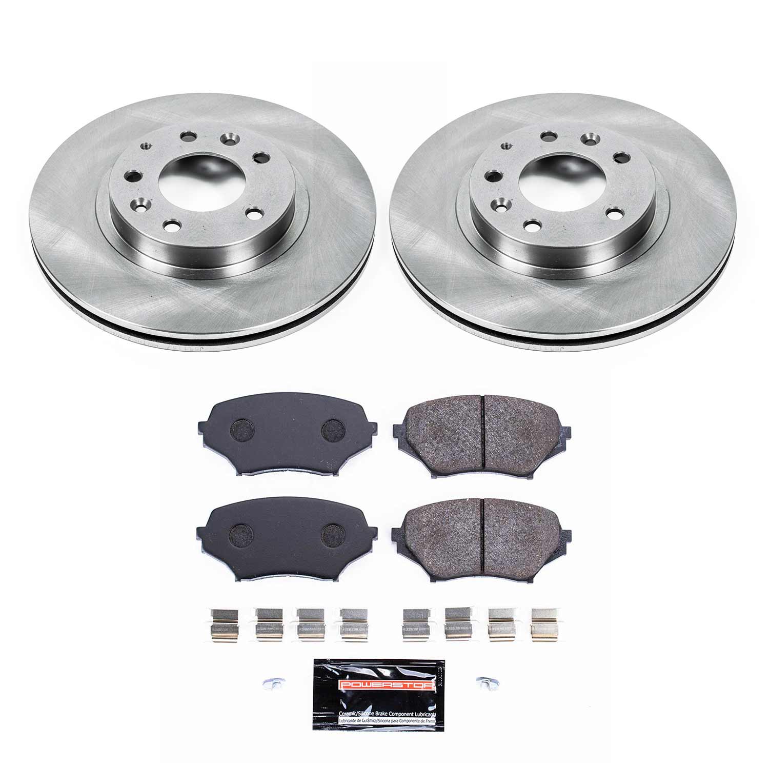 Power Stop TDBK4659 Track Day Front Brake Kit for 2006-2015 Mazda Miata / MX-5 product image