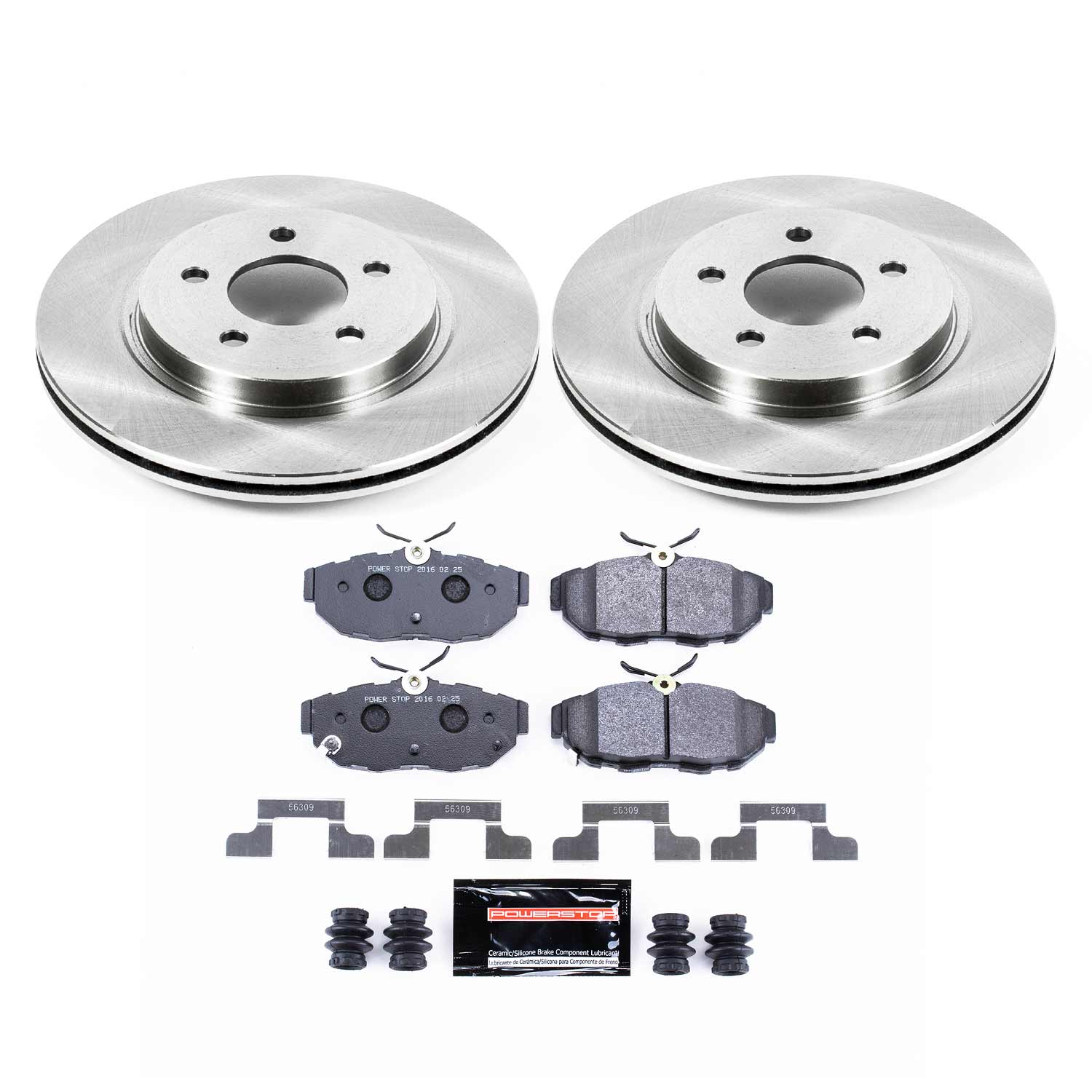 Power Stop TDBK4749 Track Day Rear Brake Kit for 2011-2014 Ford Mustang product image