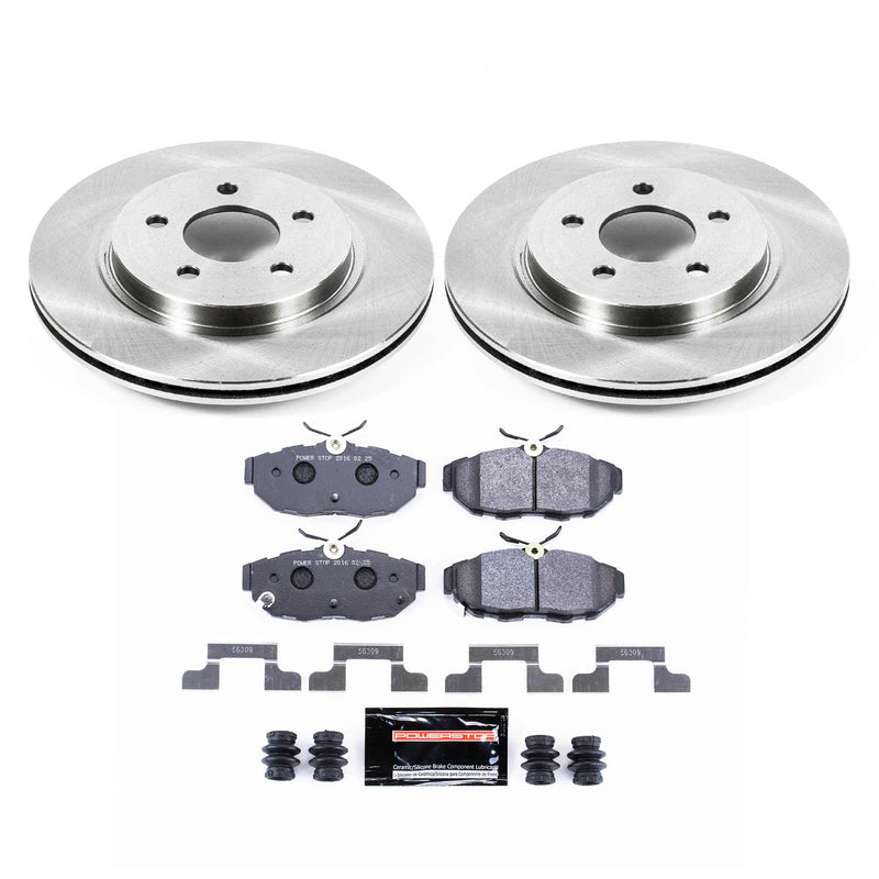 Power Stop TDBK4749 Track Day Rear Brake Kit for 2011-2014 Ford Mustang product image