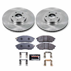 Power Stop TDBK5263 Track Day Front Brake Kit for 2011 Nissan Murano Convertible, Suv product image