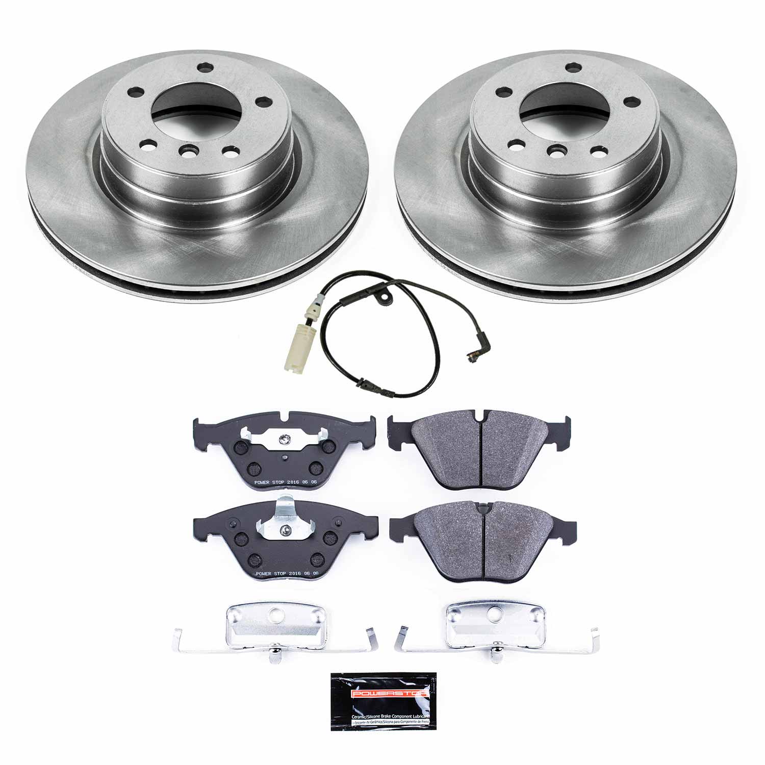 Power Stop TDBK5280 Track Day Front Brake Kit for 2006-2007 BMW 525I product image