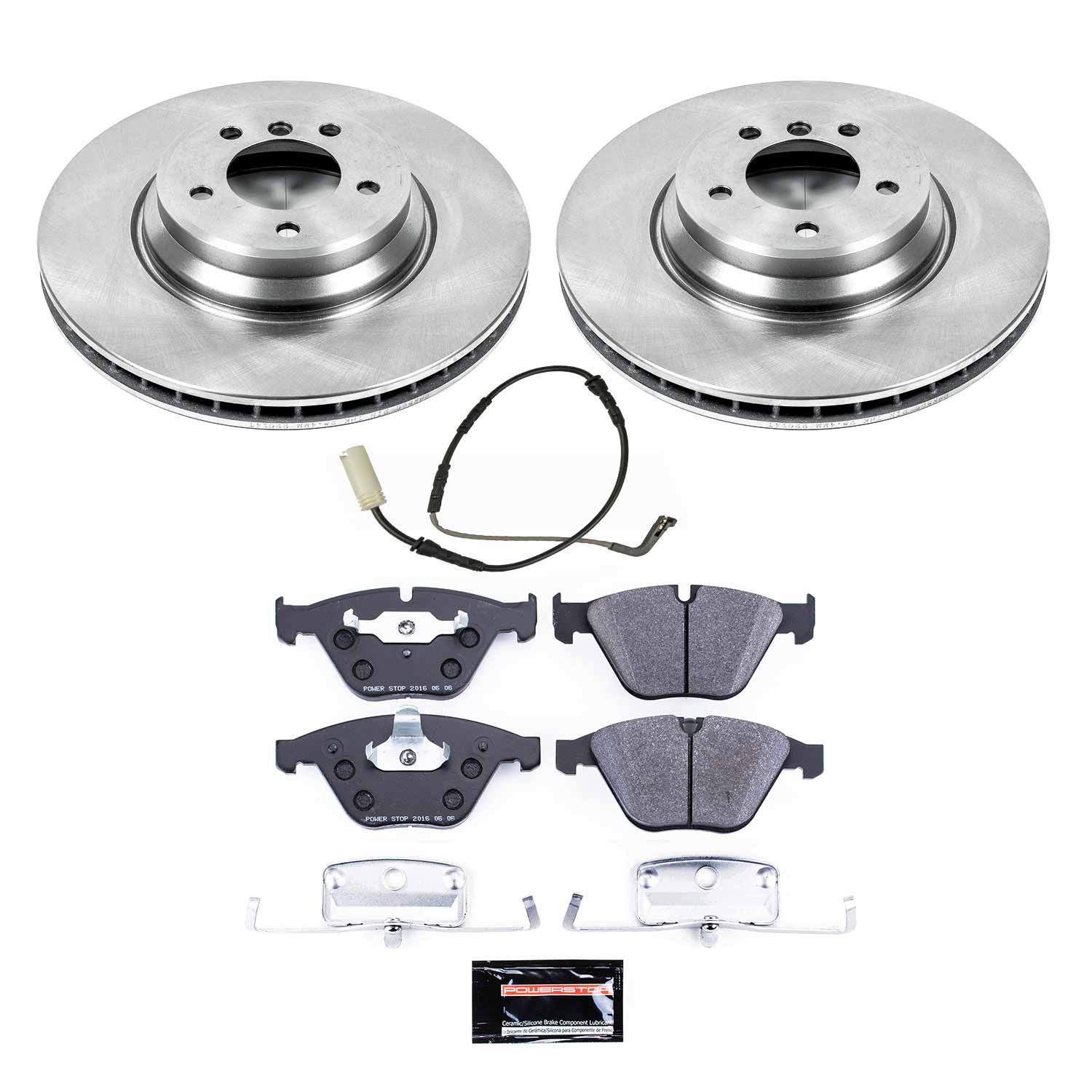 Power Stop TDBK5281 Track Day Front Brake Kit for 2007-2010 BMW 335D product image