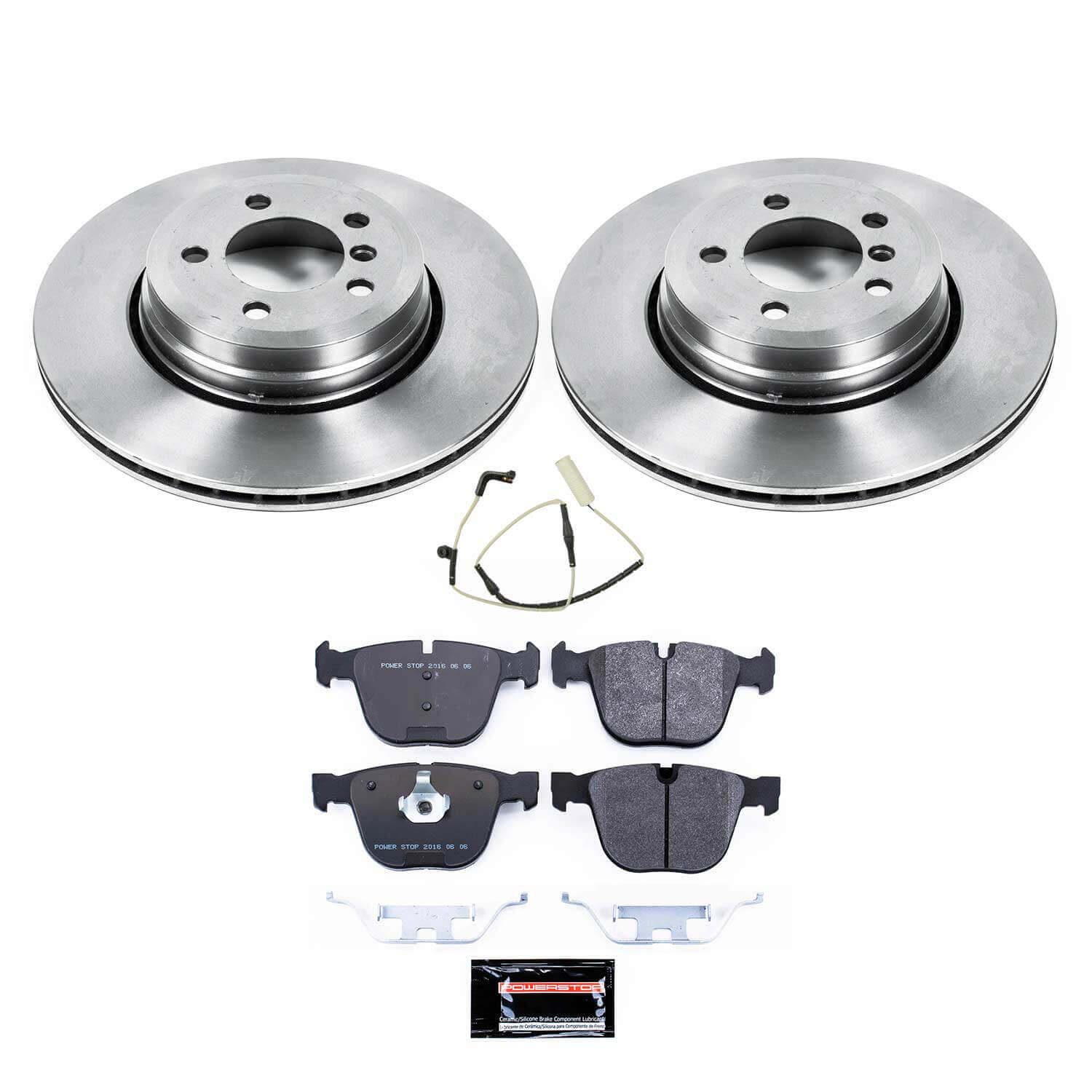 Power Stop TDBK5283 Track Day Rear Brake Kit for 2005-2008 BMW 750I product image