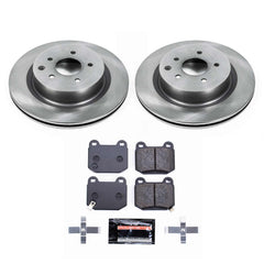 Power Stop TDBK5303 Track Day Rear Brake Kit for 2003-2008 Infiniti G35 product image