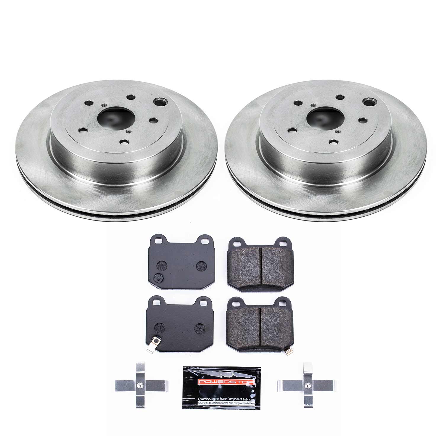 Power Stop TDBK5305 Track Day Rear Brake Kit for 2008-2020 Subaru Impreza product image